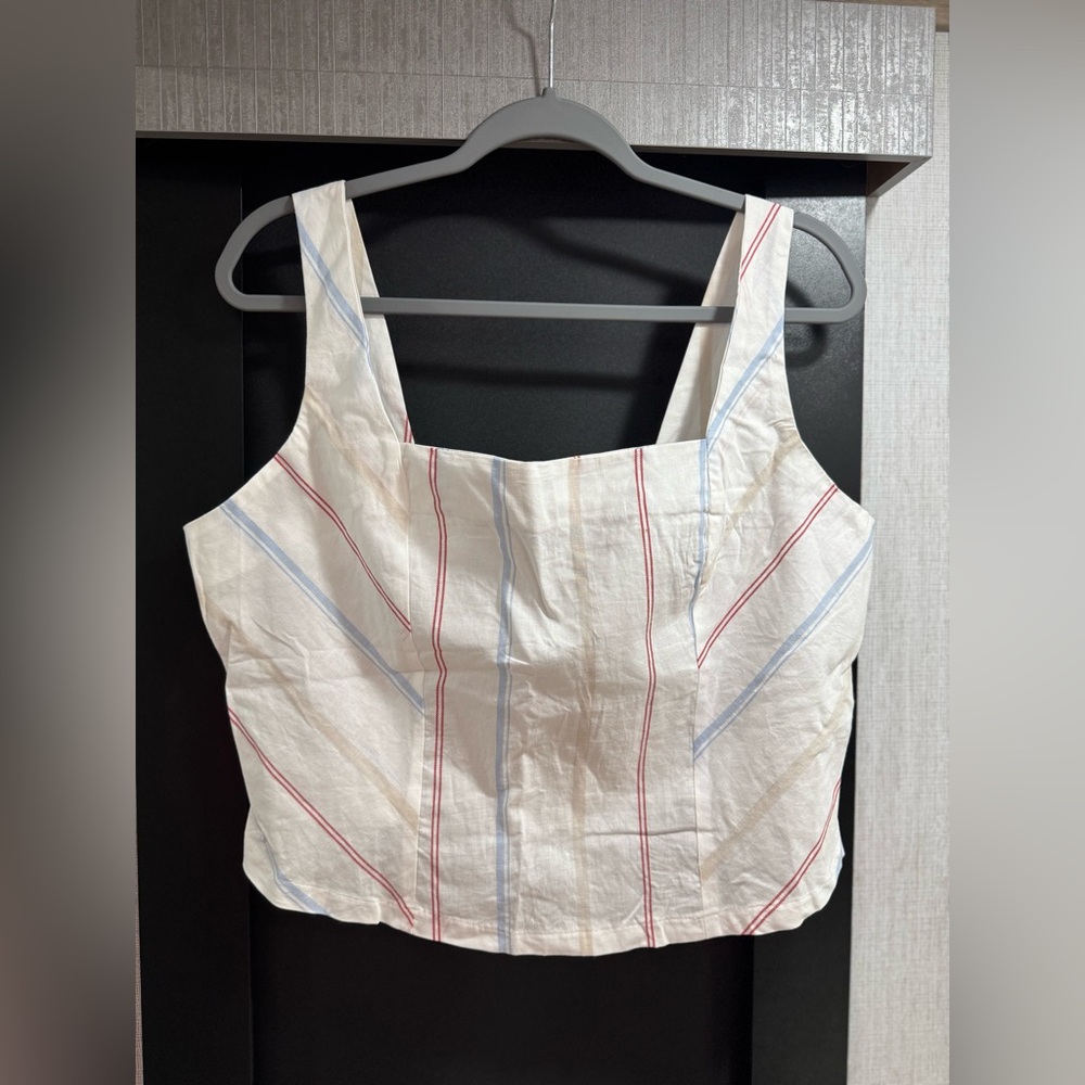 Maurices patriotic crop tank